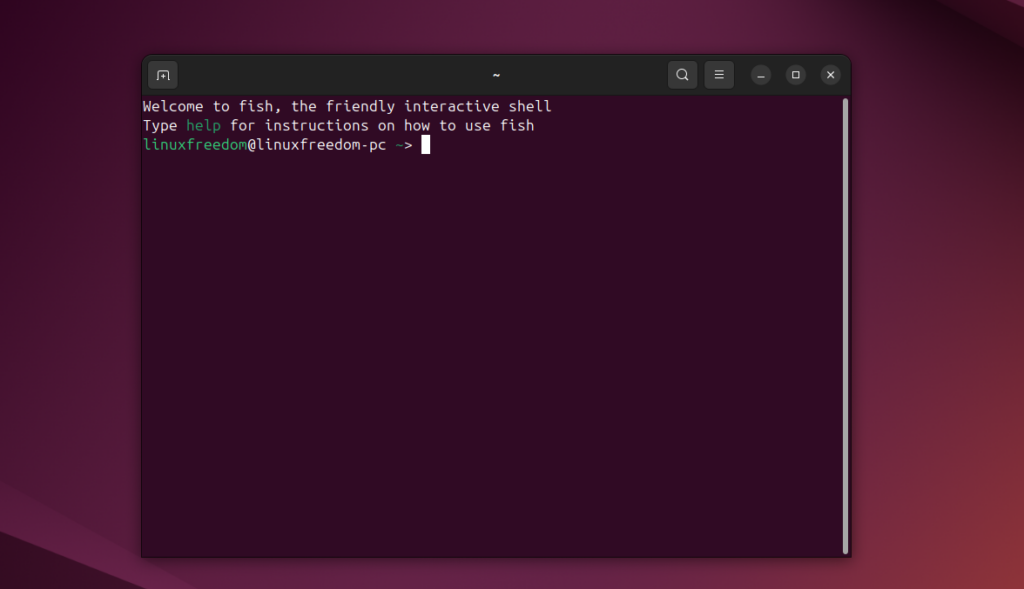 Fish Shell su Ubuntu