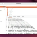 Font Manager: Gestione Avanzata dei Caratteri su Ubunyu