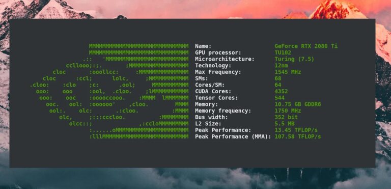 GPUfetch Visualizzare le Informazioni sulla GPU in Linux