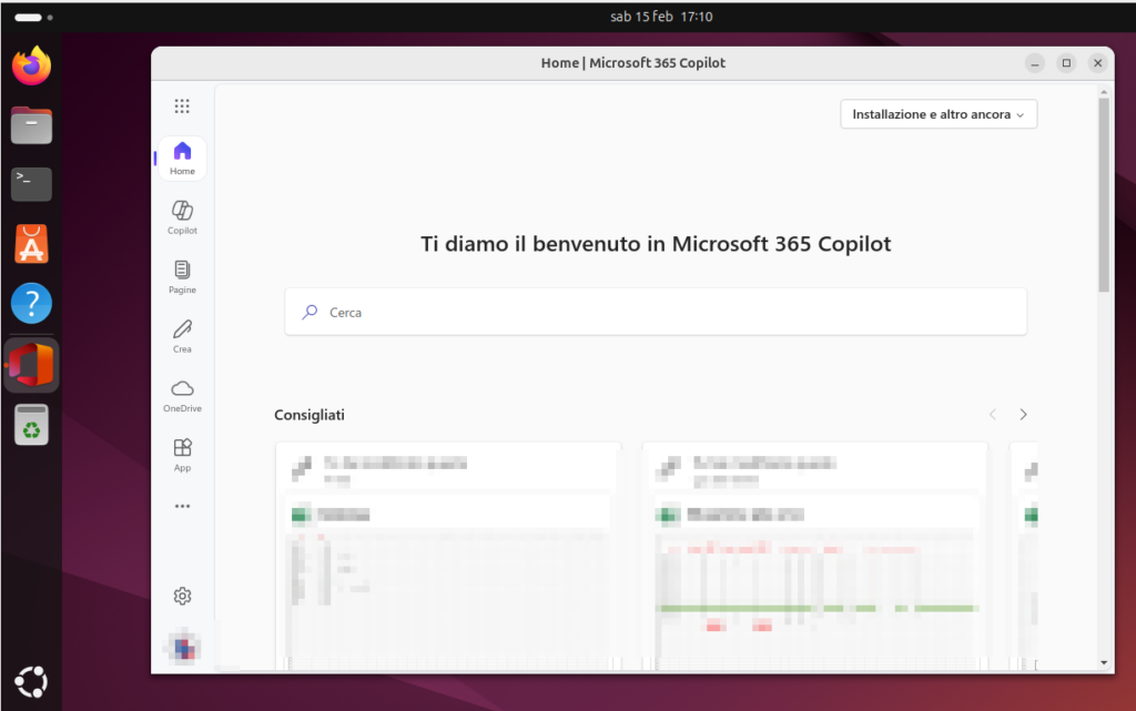 Microsoft 365 in Ubuntu
