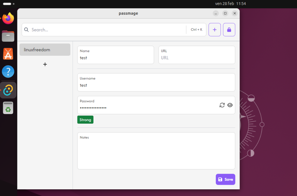 Passmage in Ubuntu