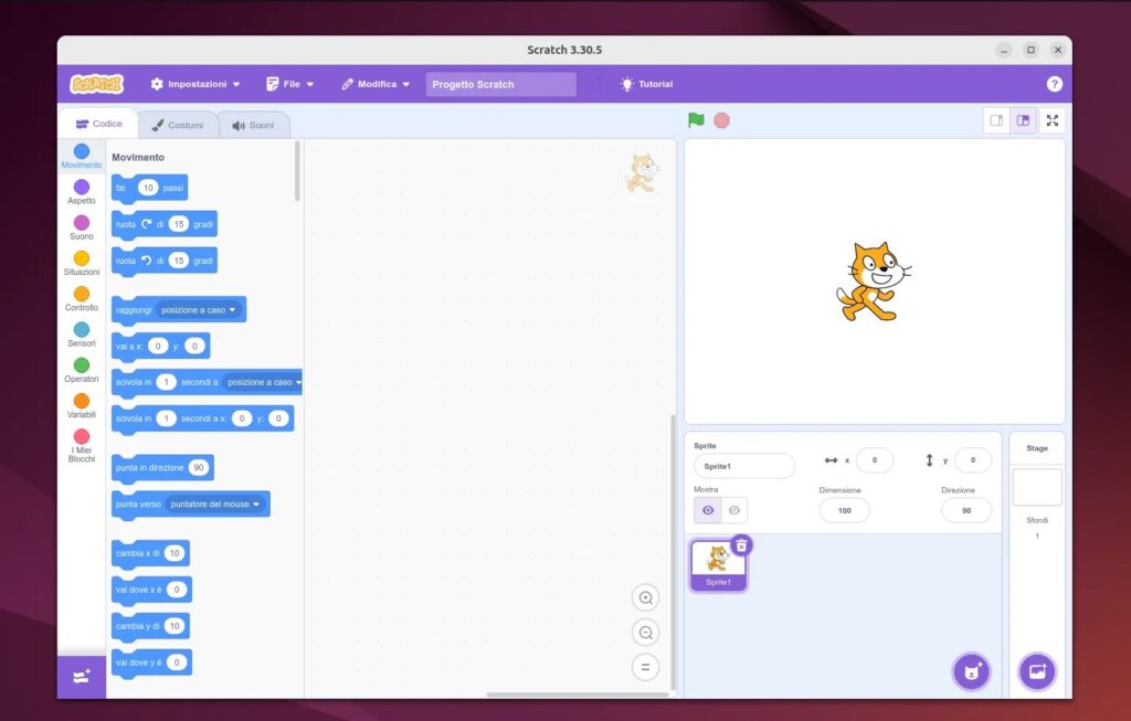 Scratch Desktop su Linux
