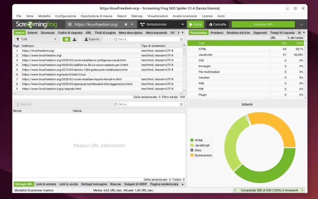 Screaming Frog SEO Spider