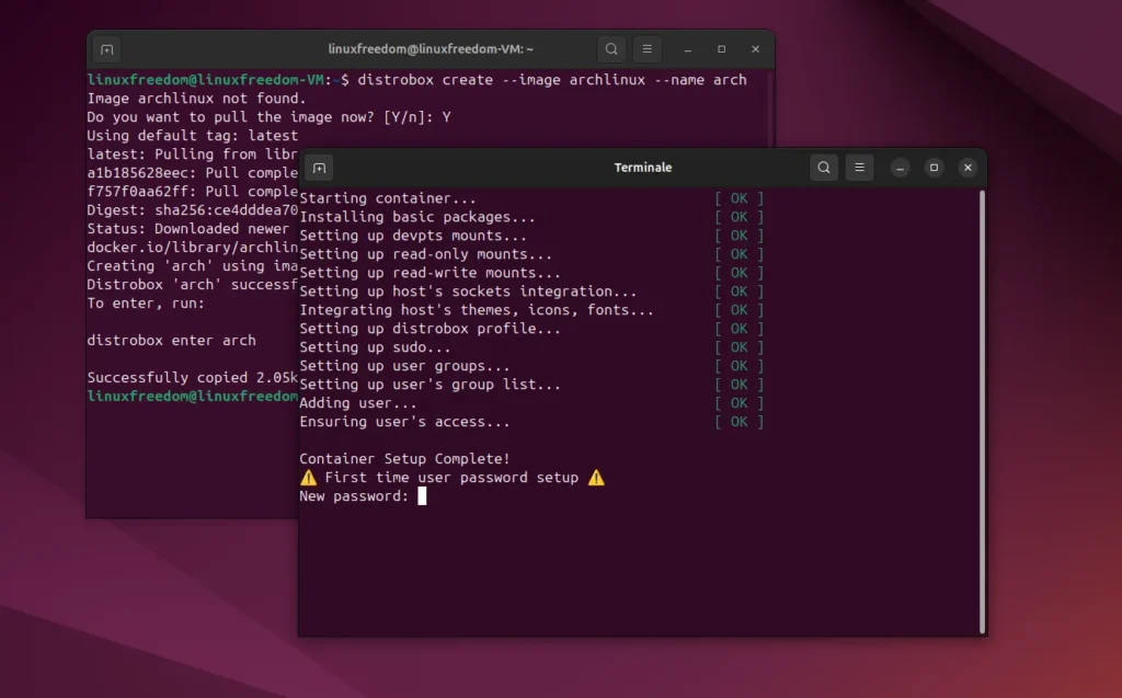 Distrobox