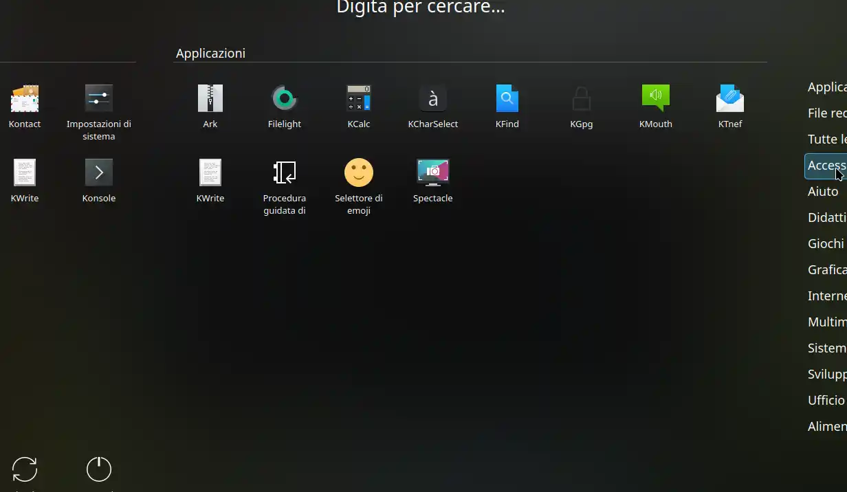 kde menu fullscreen