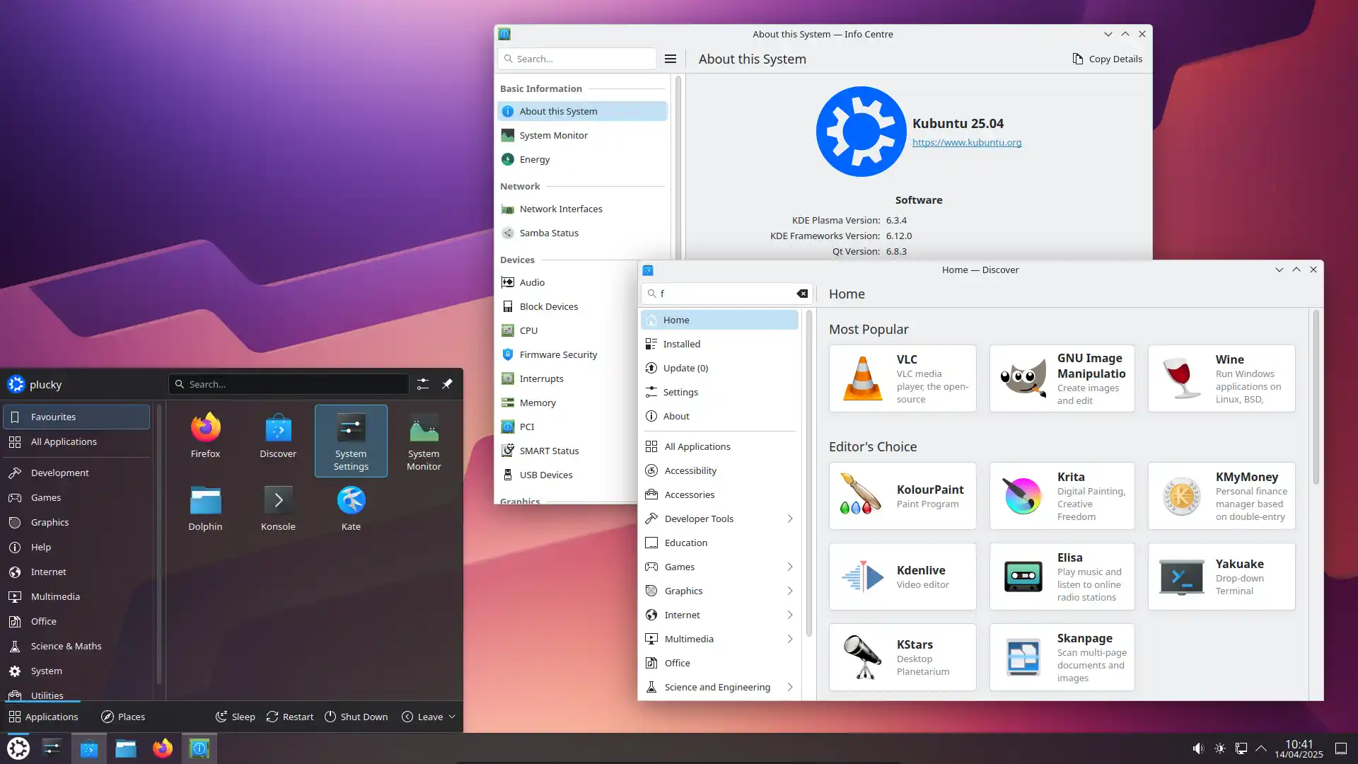 kubuntu 25 04