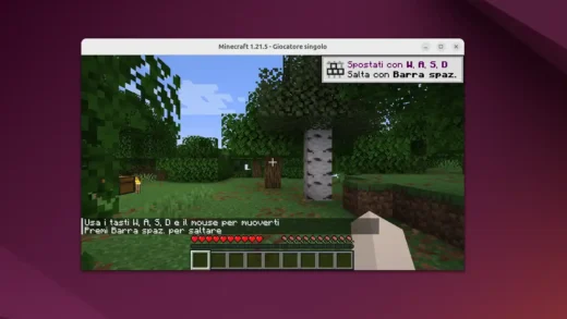 Minecraft su Linux