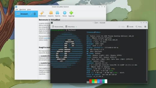 VirtualBox in Fedora