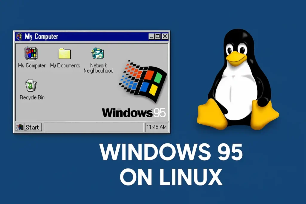 Windows 95 su Linux