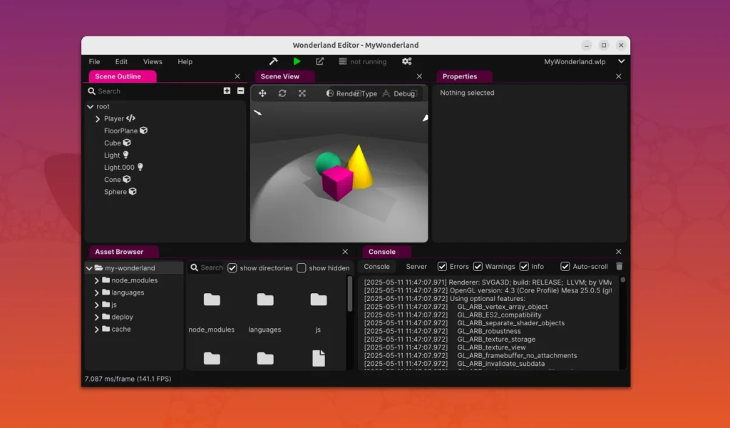 Wonderland Editor