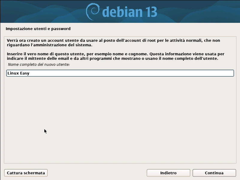 Debian 13 Installer