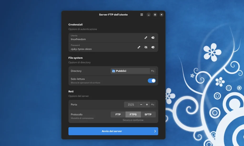 Usermode FTP Server