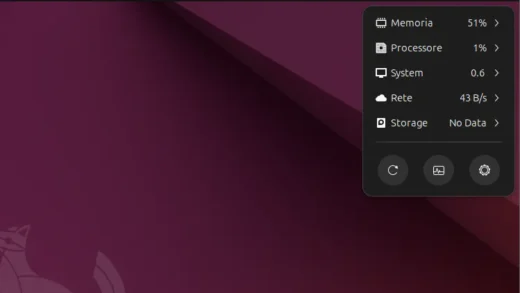 Vitals in GNOME
