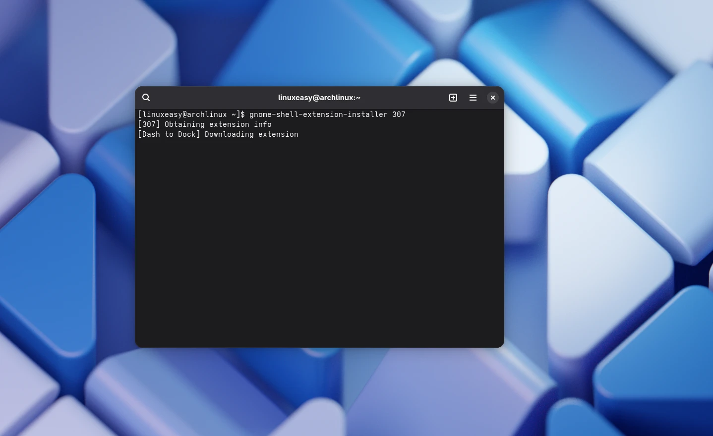 GNOME Shell Extension Installer