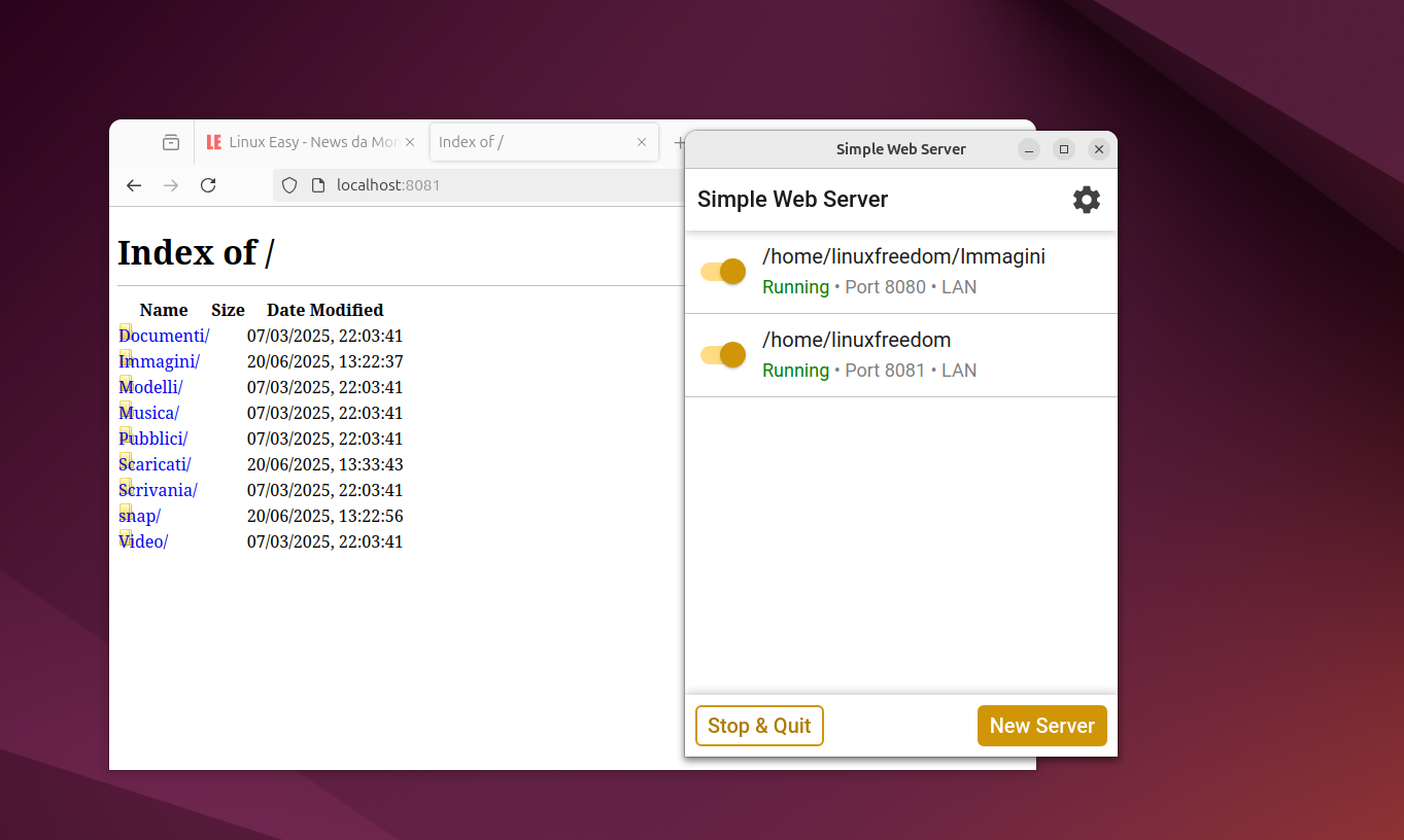 Simple Server Exe Come installare Simple Web Server – Linux Easy