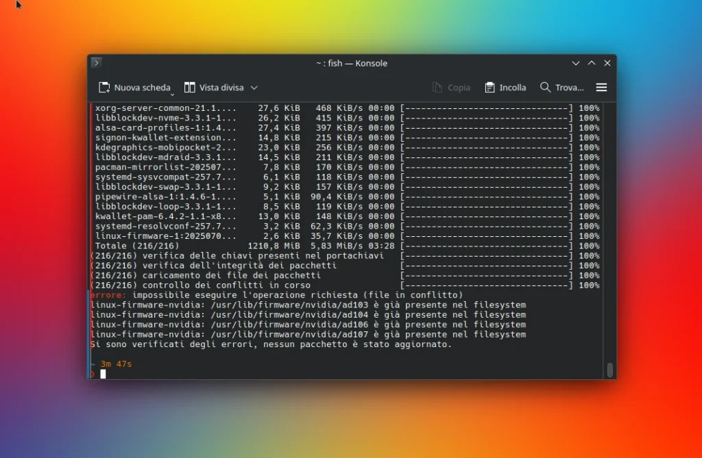 arch linux firmware nvidia