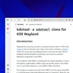 kdotool ossia xdotool per KDE Wayland