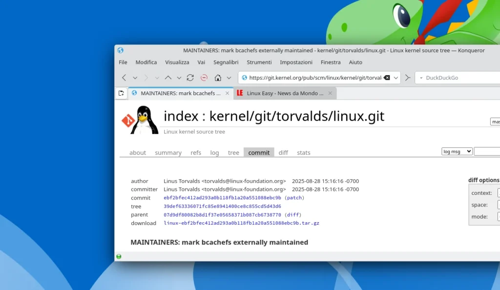 bcachefs linux torvalds