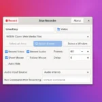 Blue Recorder la registrazione dello schermo su Linux semplice e potente