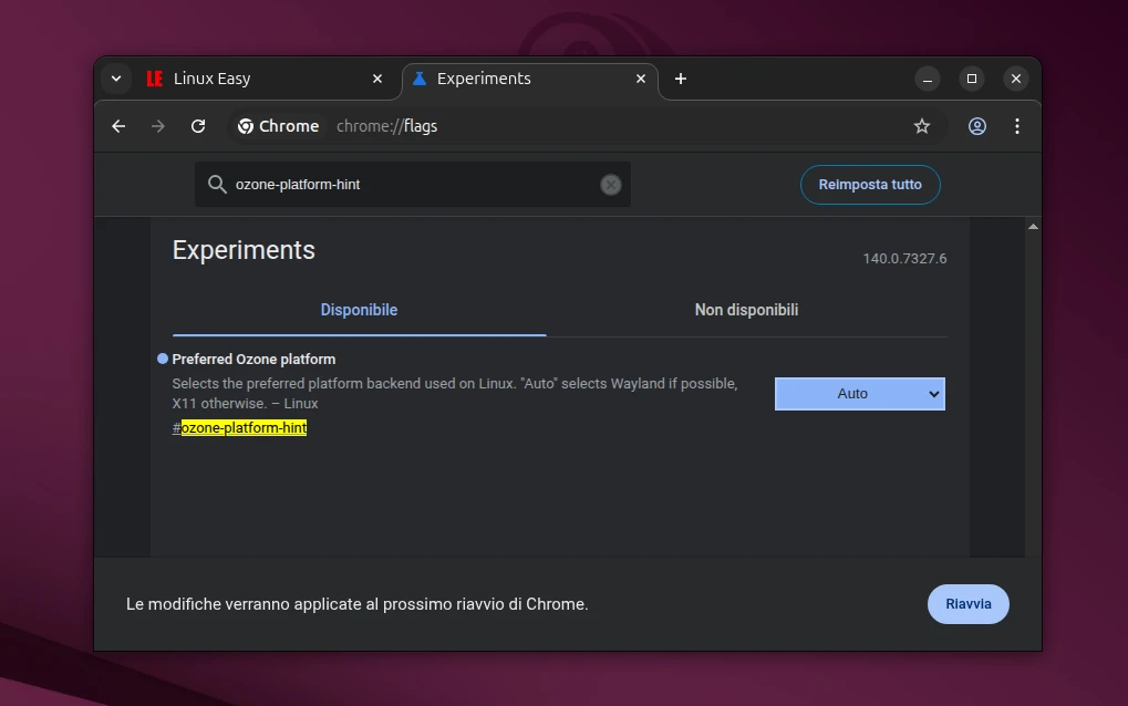 chrome ozone platform hint