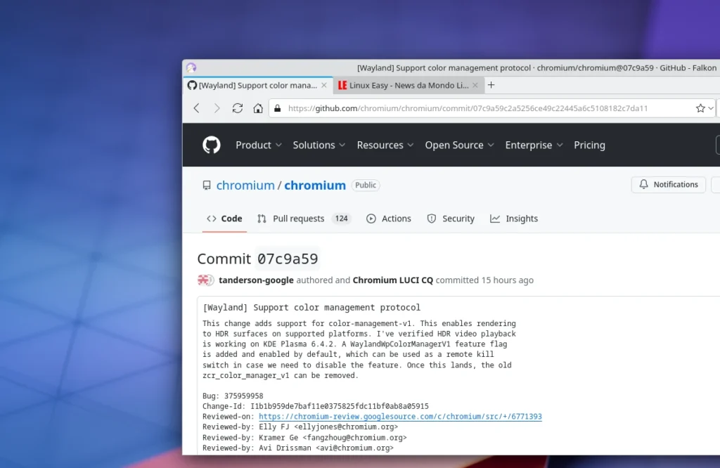 Chrome Wayland HDR Linux
