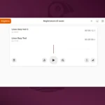 GNOME Sound Recorder registrare audio su Linux