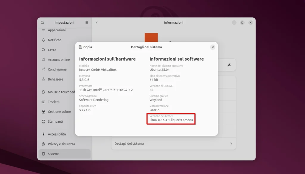 Liquorix Kernel 6.16 su Ubuntu