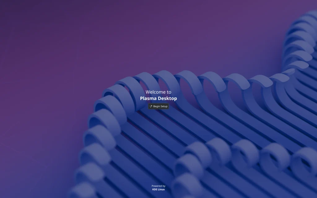 KDE Initial System Setup Plasma 6.5 