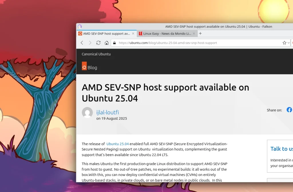Ubuntu 25.04 AMD SEV-SNP