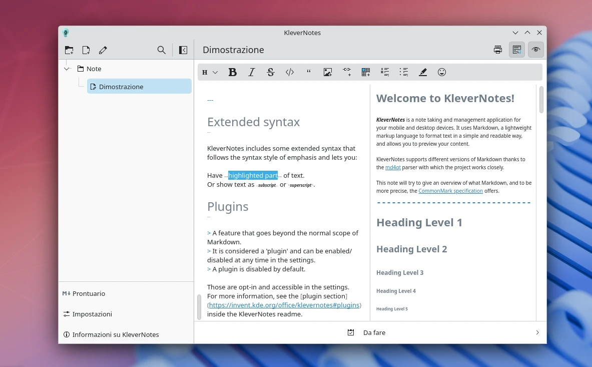 KleverNotes Linux