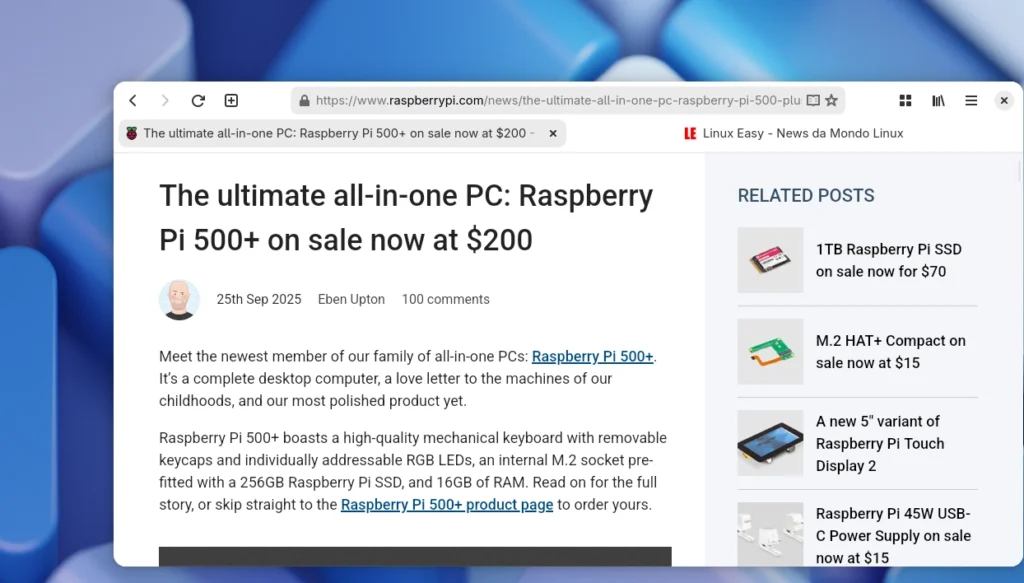 all in one pc raspberry pi 500 plus