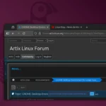 Artix Linux rimuove il supporto ufficiale a GNOME