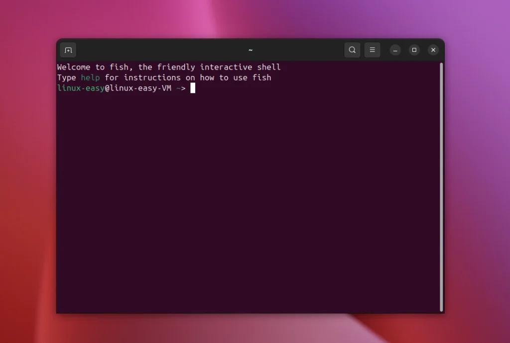 fish shell linux