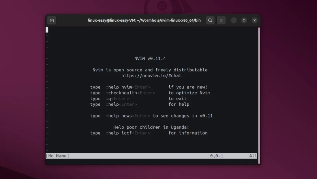 neovim linux