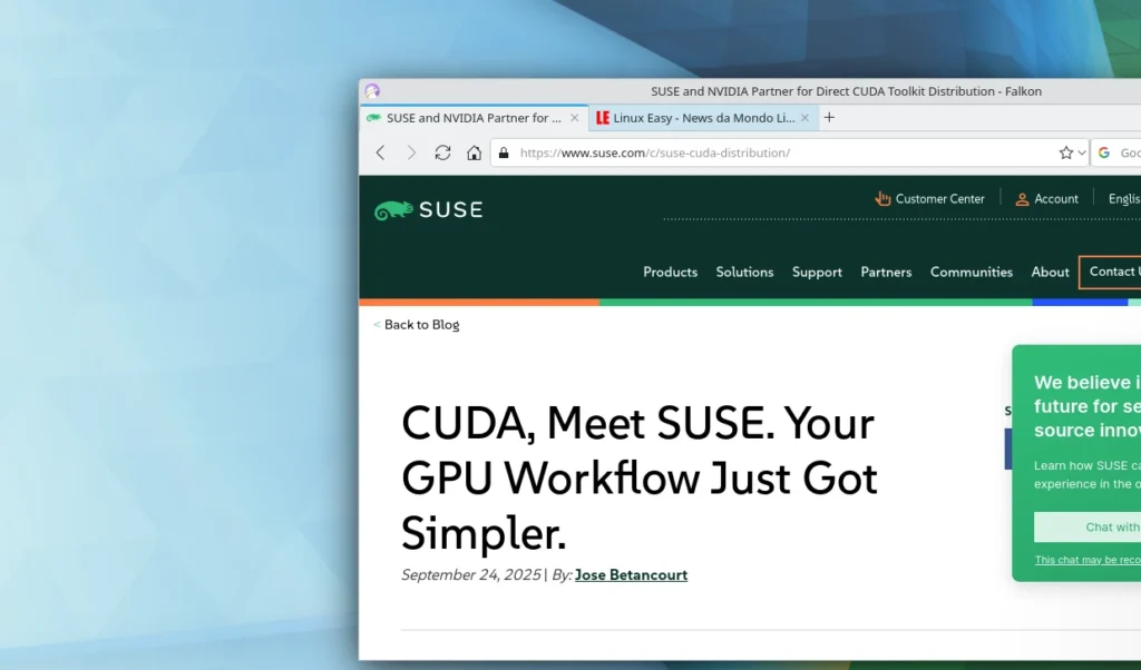 nvidia cuda opensuse