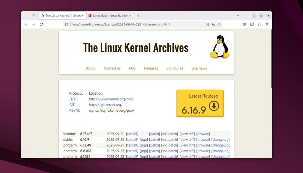 obelisk webpage salvata