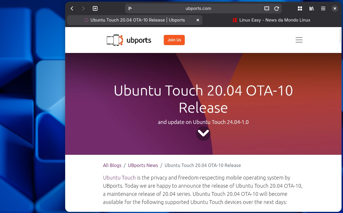 ubuntu touch 20 04 ota 10