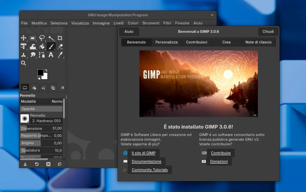 GIMP 3.0.6 linux