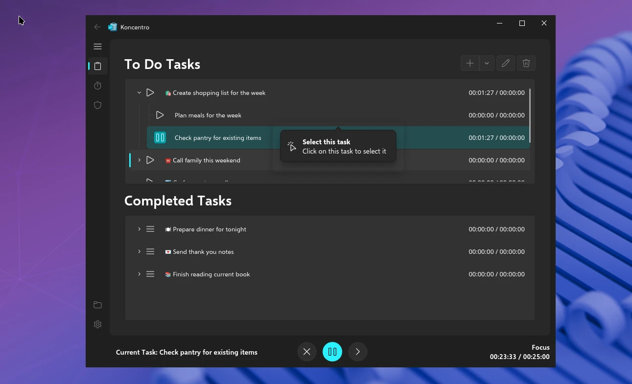 Scopri di più sull'articolo Koncentro produttività su Linux con Pomodoro, task manager e blocco siti