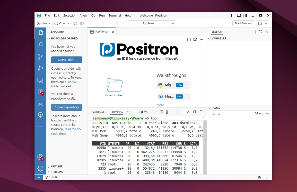 Positron Ubuntu Linux