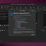 Shotcut 25.10:nuove funzionalità per l’editing video open per Linux