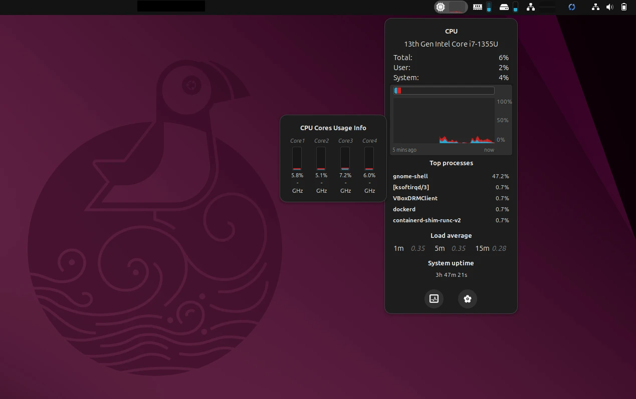 Scopri di più sull'articolo Astra Monitor il monitor di sistema definitivo per GNOME Shell