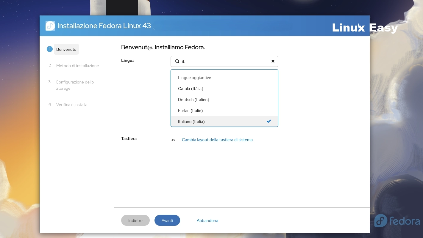 Scopri di più sull'articolo Fedora 45: Stratis Storage entra nell’installer Anaconda