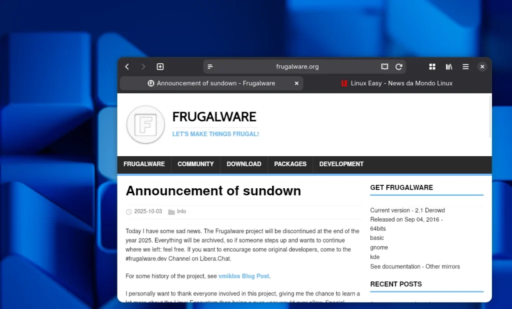 frugalware linux