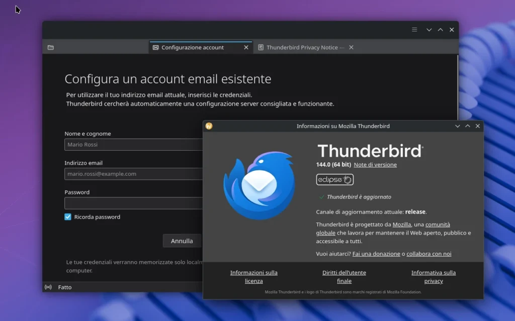 Mozilla Thunderbird 144