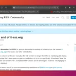 Chiude ufficialmente Tiny Tiny RSS