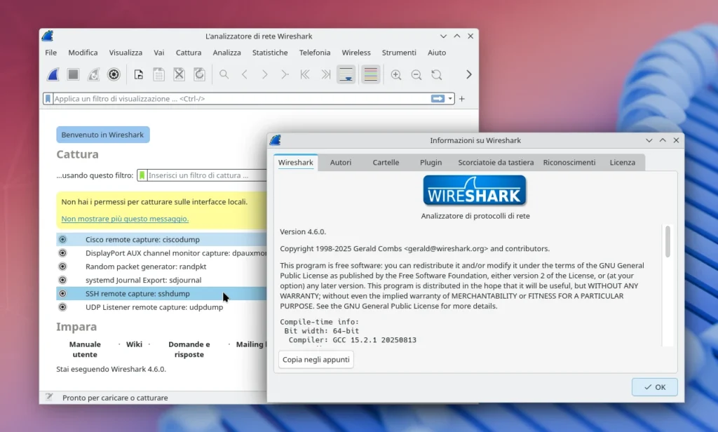wireshark 4 6 0 linux