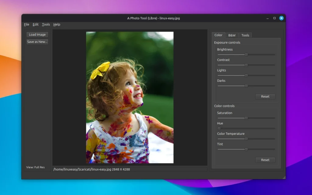A Photo Tool Linux