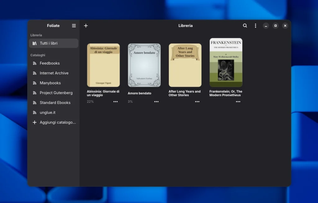 Foliate libreria