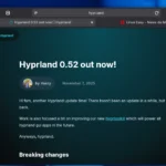 Hyprland 0.52 Rilasciato: novità per il tiling compositor Wayland più amato su Linux